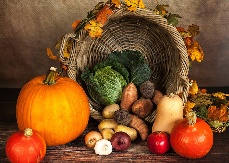 Autumn Thanksgiving Basket